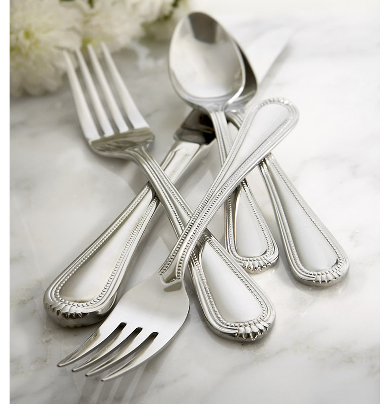Countess Mirrored Stainless Steel 20-Piece Flatware Set