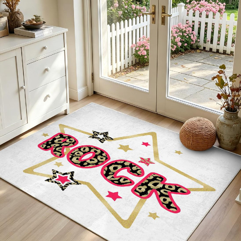 Tapis d'intérieur transparent, lavable à la machine, avec un joli motif animal. Motif mignon. Parfait pour les t-shirts et les tapis d'intérieur.