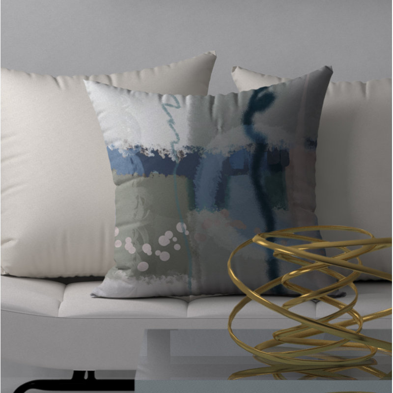 Reversible Throw Pillow, 18" x 18"