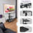 ProMounts Premium Swivel Floor Stand TV Mount with Shelf for 37 to 72 Inch Screens, Holds up to 88Lbs