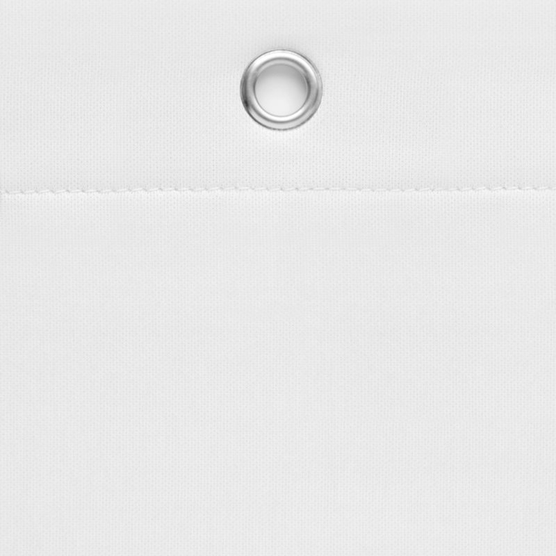 Sawicki Waterproof Fabric Shower Curtain Liner, White