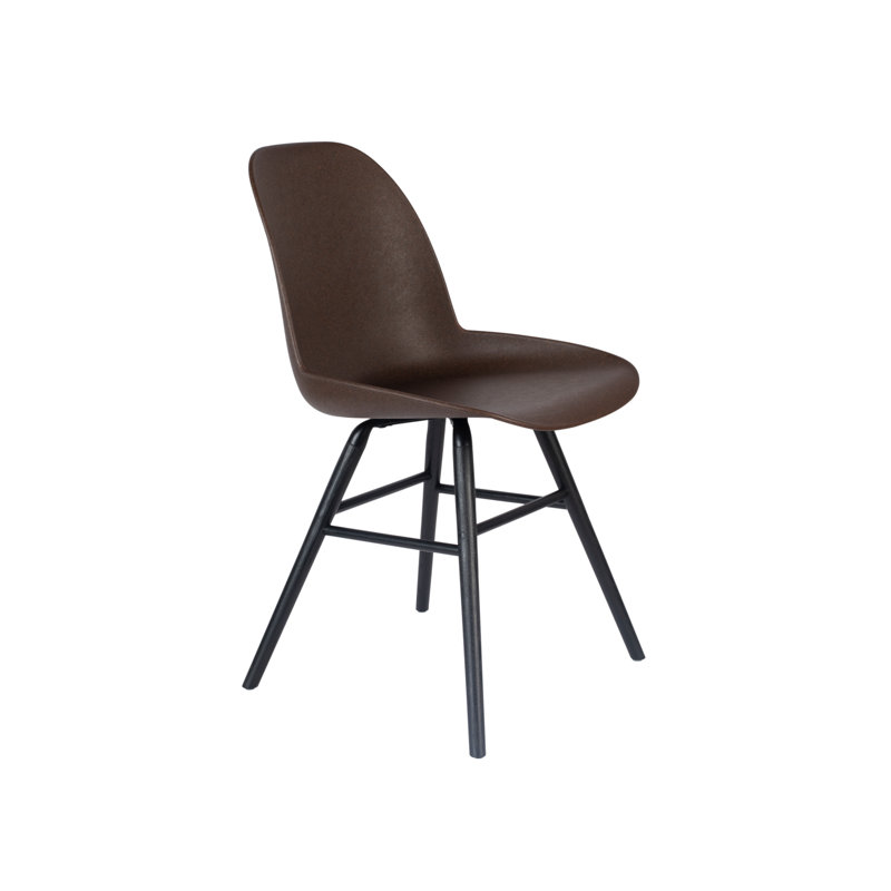 Chaise d'appoint en cuir Albert Kuip