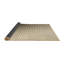 Tapis brun en laine à pois-1402170781