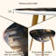 Ensemble de 2 tables basses gigognes triangulaires New York City