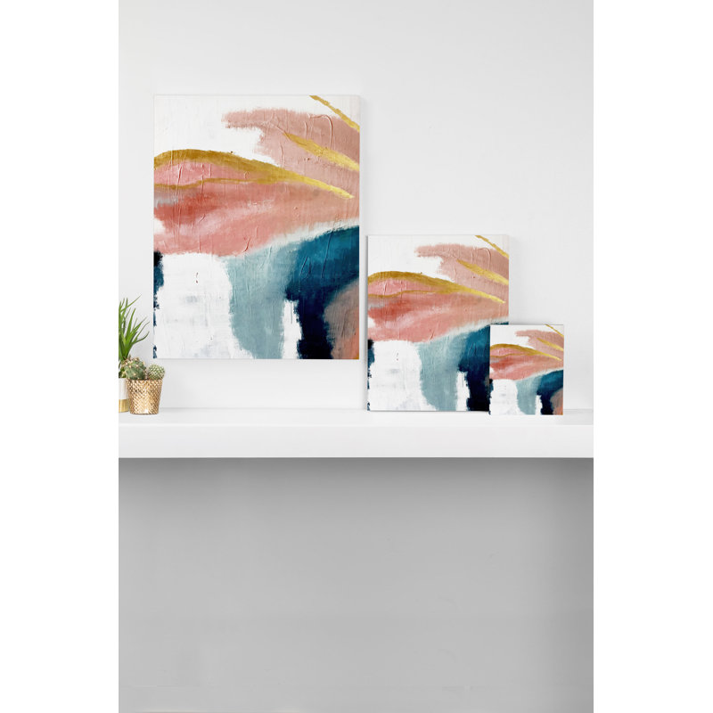 «Exhale», reproduction d'impression, H 10 po x l 8 po x P 2 po, Toile tendue, Pas de tapis