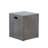 Teak Solid Wood and Concrete 6 - Person Patio Conversation Set with Cushions