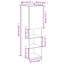 Bahar Unfinished TV Stand for TVs up to 24"-336250973