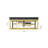 Transitional 2 Light Gold Square Flush Mount-1976606643