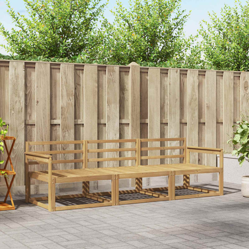 249.5cm Wide Patio Sectional Set