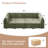 Chenille Upholstered Sectional Sofa Couch With Ottoman-120142499