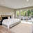 Mickle Dearra Modern Geometric Solid Beige High Low Easy Care Indoor Area Rug-112005145