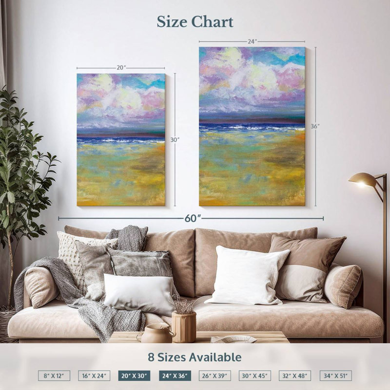 Avery Calm Coastal, 36" H x 24" W