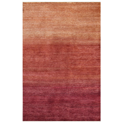 Hand Woven Wool Abstract Area Rug