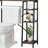 Brizeth Freestanding Over The Toilet Storage Cabinet with Side Storage Rack, Tissue Reel & Hooks-883367839