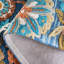 Tapis bleu / ivoire en laine / coton touffeté à la main Rubylee-742292093
