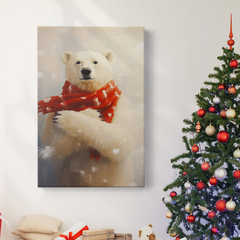 Art des Fêtes de Noël - Toile tendue avec châssis - Série 2-Cxxxi, H 48 po x l 32 po