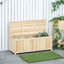 Solid Wood Fir Outdoor Bench