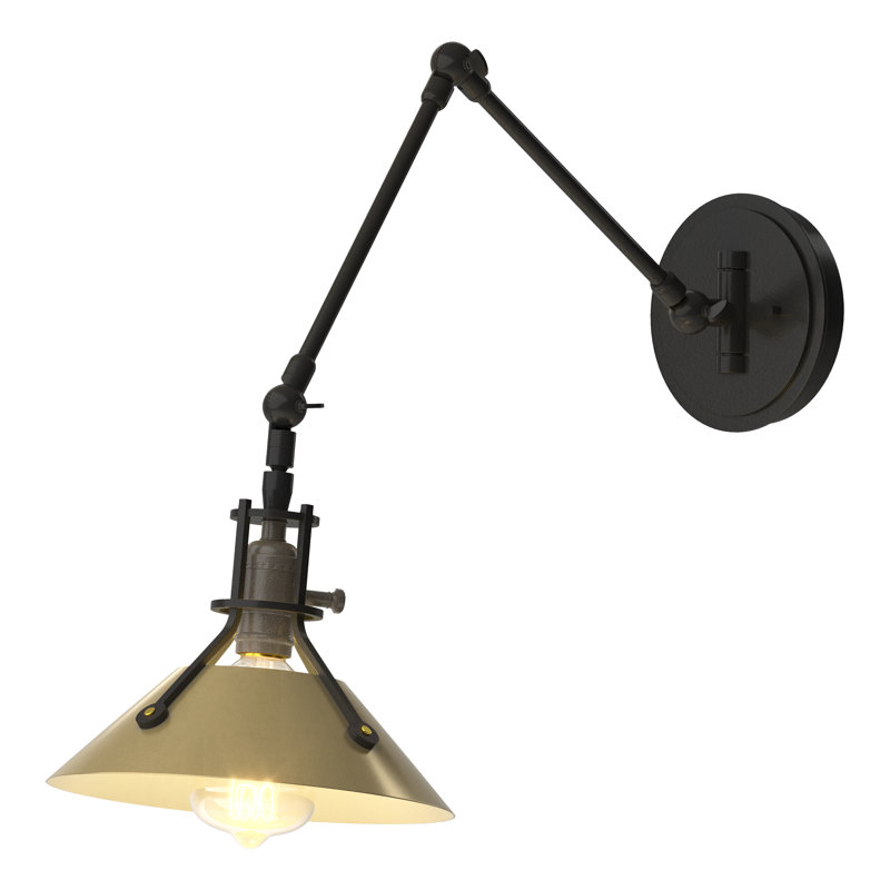 Henry Sconce -209320_5, Black, Modern Brass