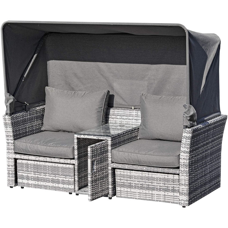 Hulme 2-Person Deep Seating with Cushions