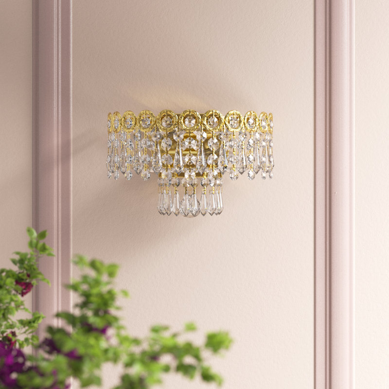 Stoltz Flush Mounted Sconce, Gold