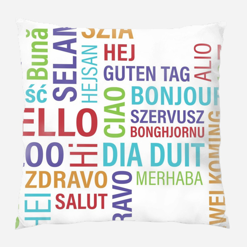 Coussin hello, Intérieur