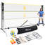 Ensemble portatif de 17 pi avec jeu de badminton et filet