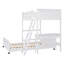 Lit simple superposé au dessus d'un lit double avec bureau, blanc-1622165521-1622165520