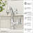 Lulani Aurora Single Hole Bathroom Faucet with Drain Assembly-50297572