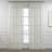 Triple Pinch Pleated Extra Long and Extra Wide Faux Linen Sheer Single Panel-92185576-92185630