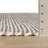 Mixed Stripe Black/Ivory Handwoven Rug-338058368