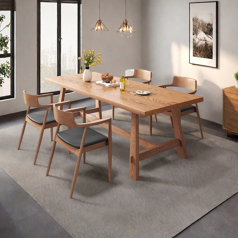 Simple style dining table, 29.53"H x 70.87"L x 31.5"W