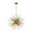 Chisem 9 - Light Gold Sputnik Pendant