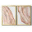Rose Quartz I - ensemble de 2 peintures sur toile encadrées-2020673372-2020673373