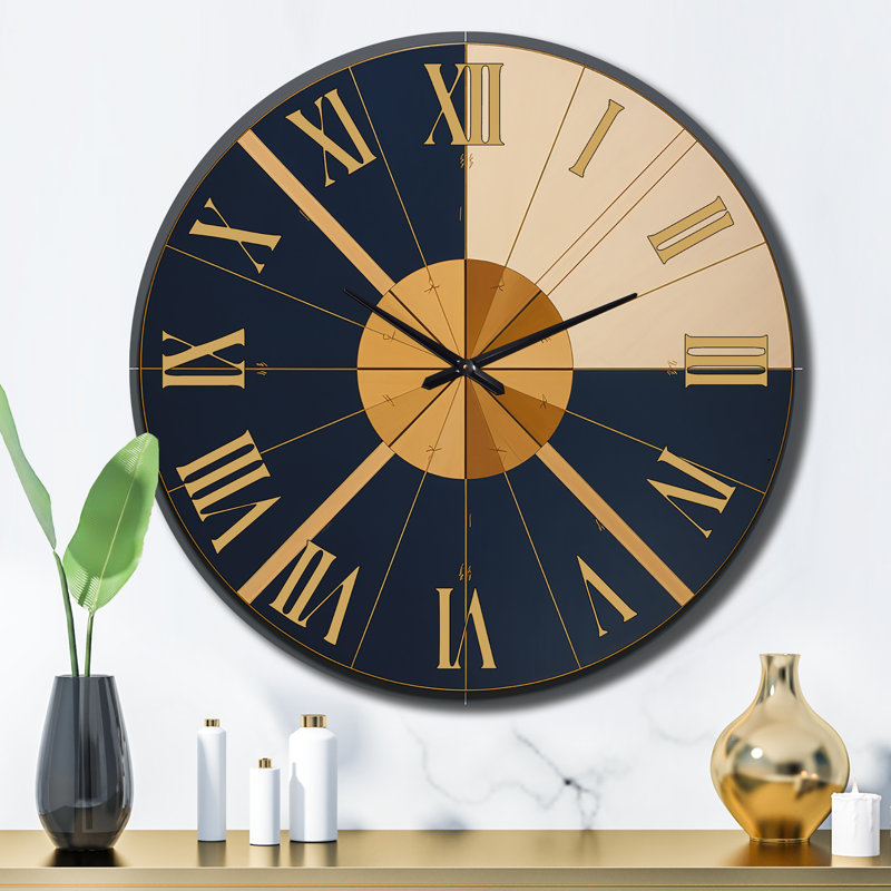 Horloge murale en métal, Grand