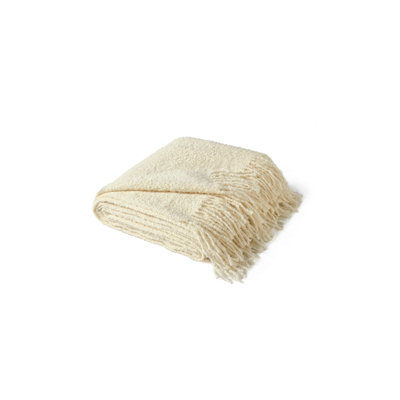 Alpaca Boucle Throw
