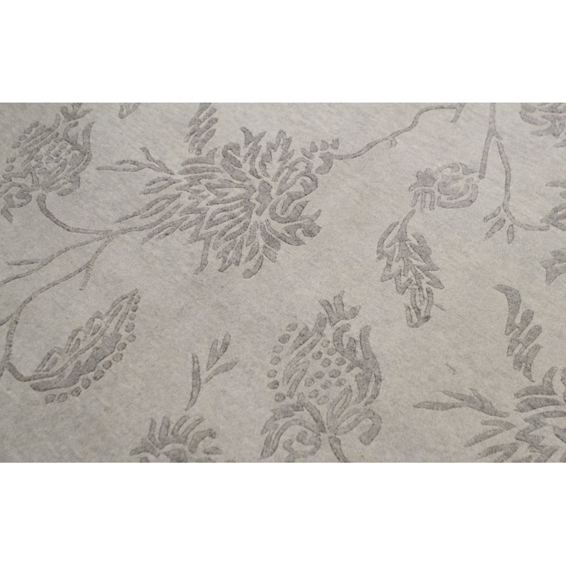 Hand-Knotted High-Quality Beige Area Rug