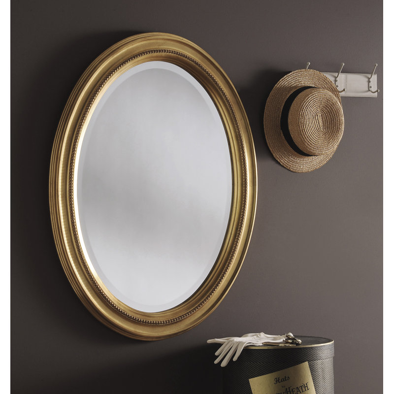 Cardella Plastic Mirror, Gold