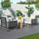 Hudson 3-Piece Patio Sets With End Table