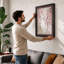 Moonlit Cherry Blossom Botanical - Framed Print-2020622761-2020622765