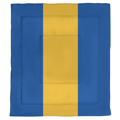 Édredon réversible simple en microfibre College Stripes South Bend