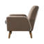 Fauteuil d'appoint rembourré en peluche