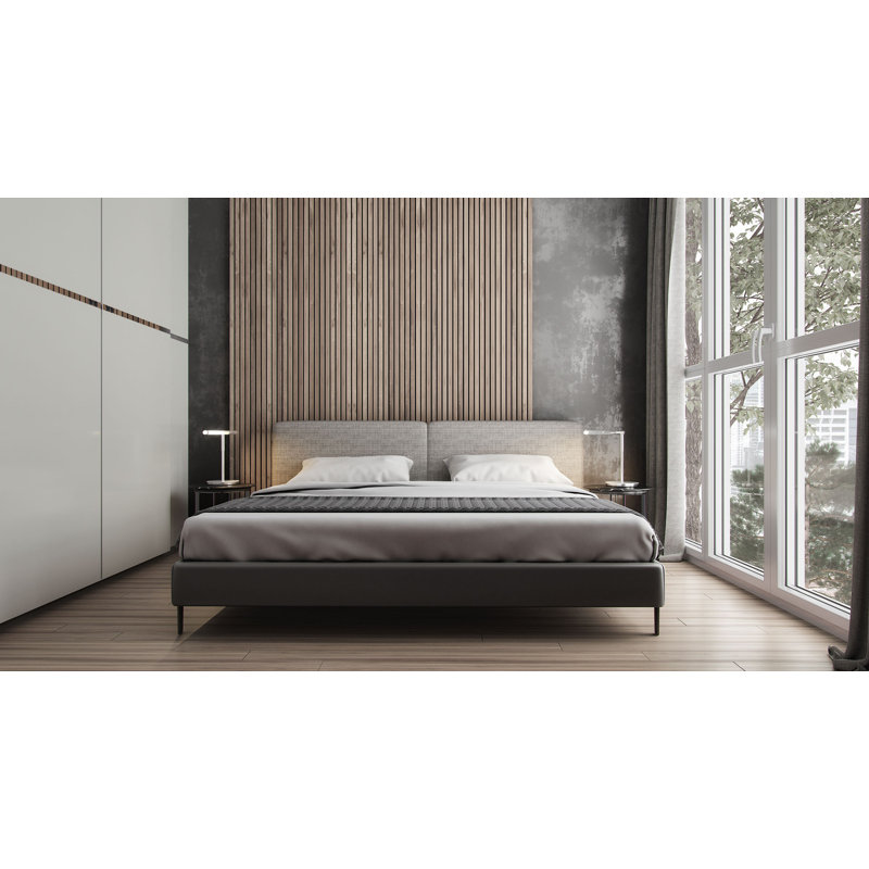 Cledus Upholstered Bed, Queen