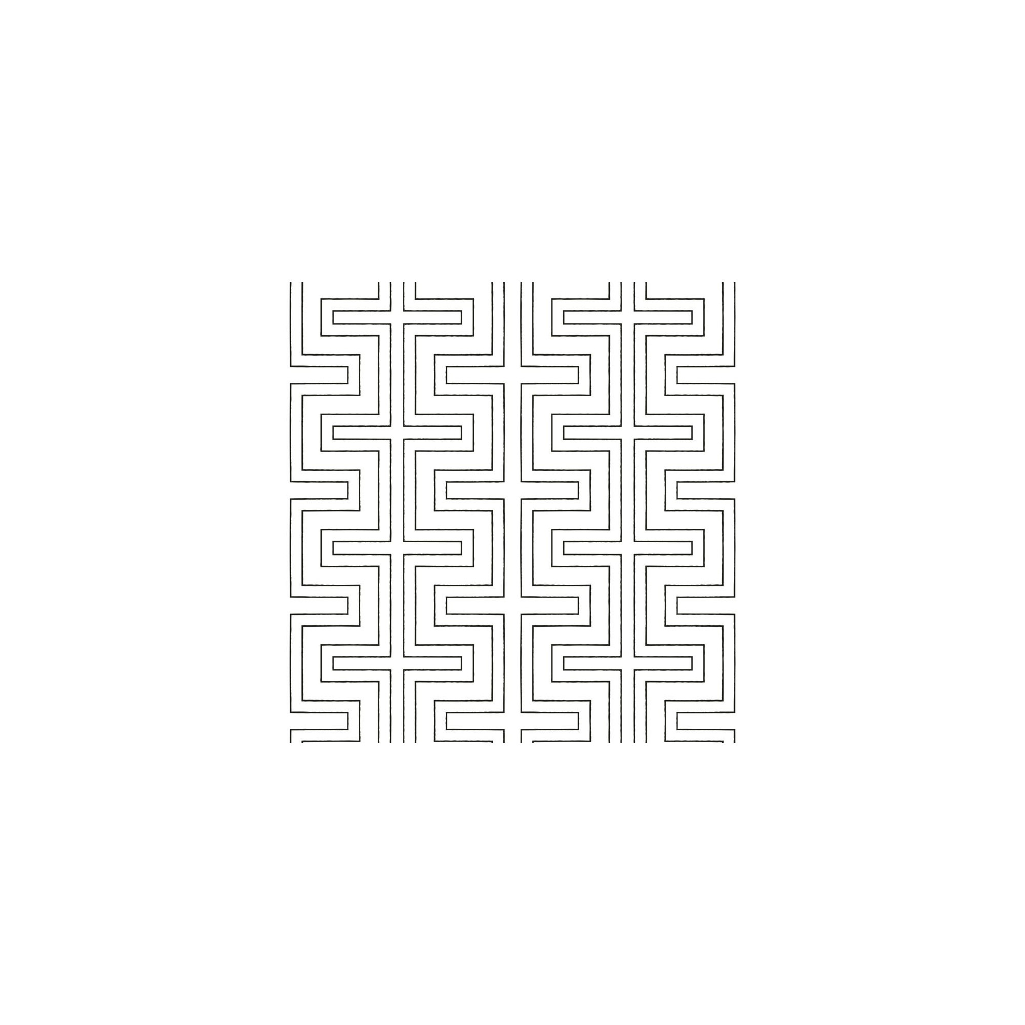 Halsted Modern Geometric Peel & Stick Wallpaper, Self-adhesive, Quartz White
