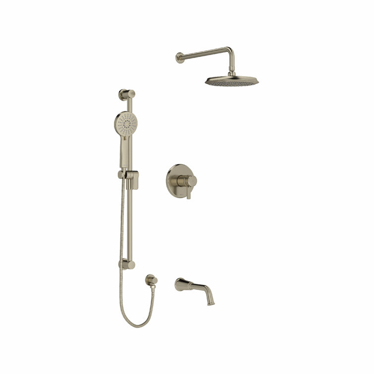 Momenti 5 Function System Pressure-Balanced Tub & Shower Faucet with Rough-in Valve