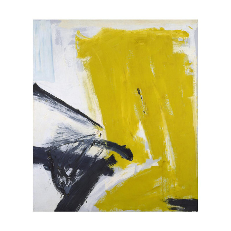 Zinc Yellow par Franz Kline - Impression giclée, H 28 po x l 22 po