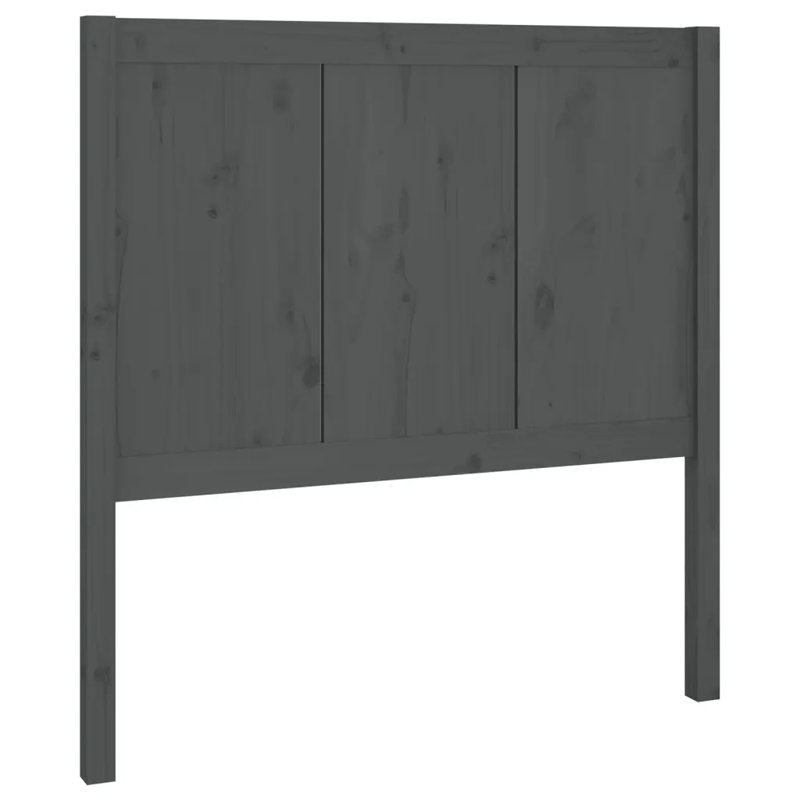 Kathey Solid Wood Headboard, Grey, Single (3')