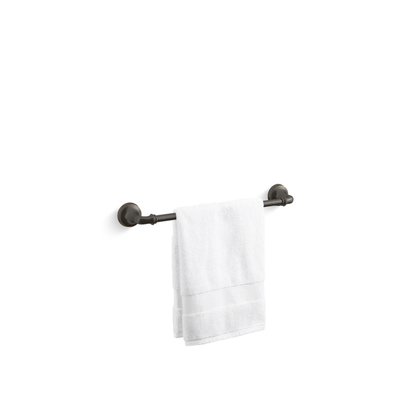 Cadre de barre à serviettes, L 18 po, Bronze huilé