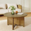 Table basse en rotin et bois Aylen
