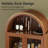 78.4" H Arched Cabinet With LED Lights