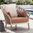 Chaise longue de patio douce et confortable